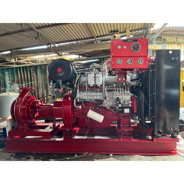  Pompa Pemadam Kebakaran Ebara Diesel Fire Pump Kapasitas 750 Gpm Head 140 Meter